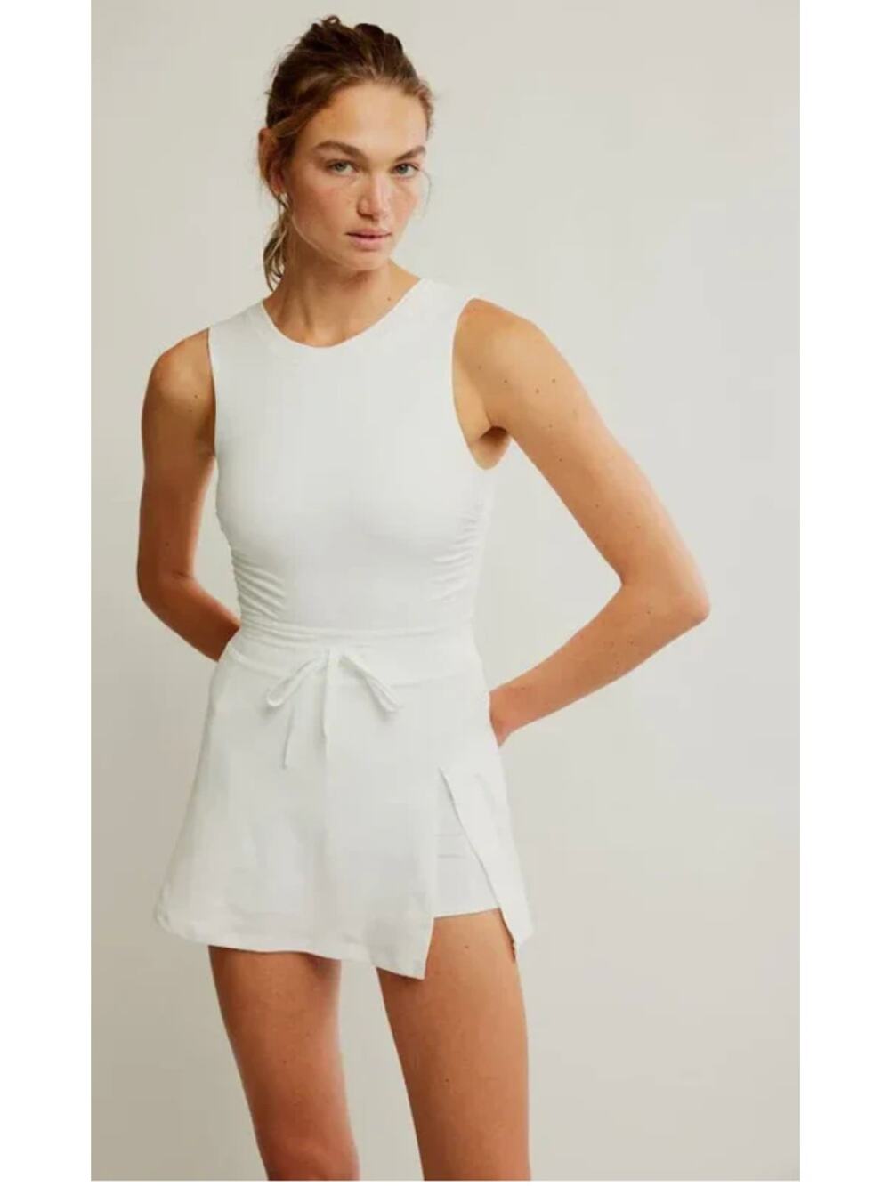 Women's Free People Easy Does It Dress in White size M